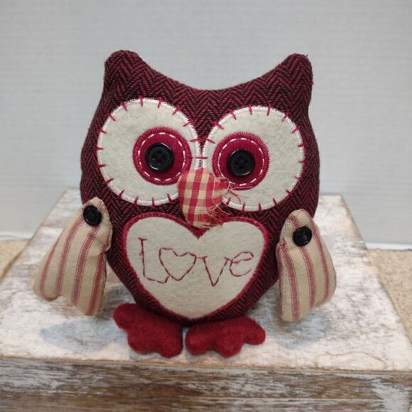 Fabric Decorative Owl. C4 - Picture 7 of 7